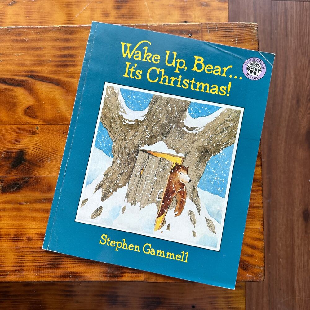 Vintage 1981 Wake Up, Bear... It's Christmas! Paperback Book